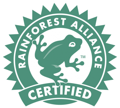 Rainforest Alliance <br>certified